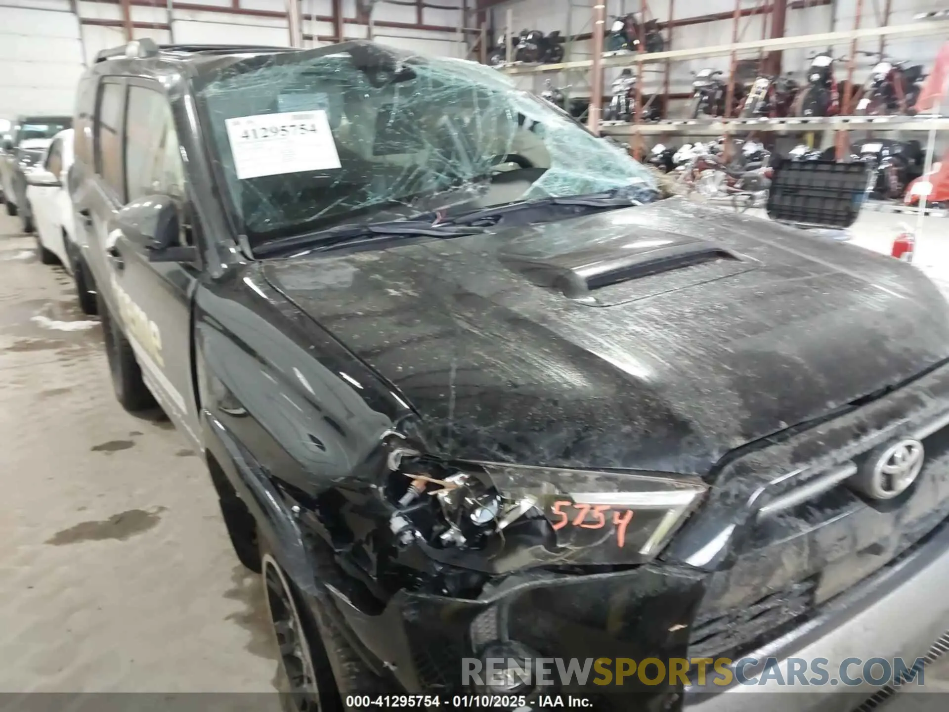 6 Photograph of a damaged car JTERU5JR2R6258435 TOYOTA 4RUNNER 2024