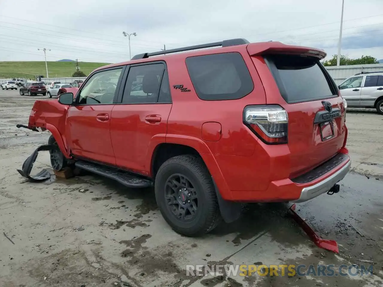 2 Photograph of a damaged car JTERU5JR2R6270567 TOYOTA 4RUNNER 2024