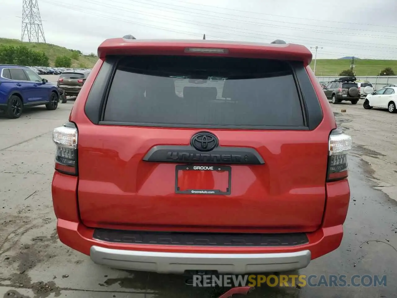 6 Photograph of a damaged car JTERU5JR2R6270567 TOYOTA 4RUNNER 2024