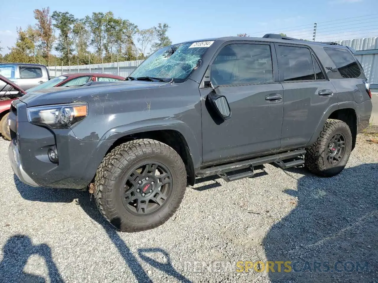 1 Photograph of a damaged car JTERU5JR4R6272224 TOYOTA 4RUNNER 2024