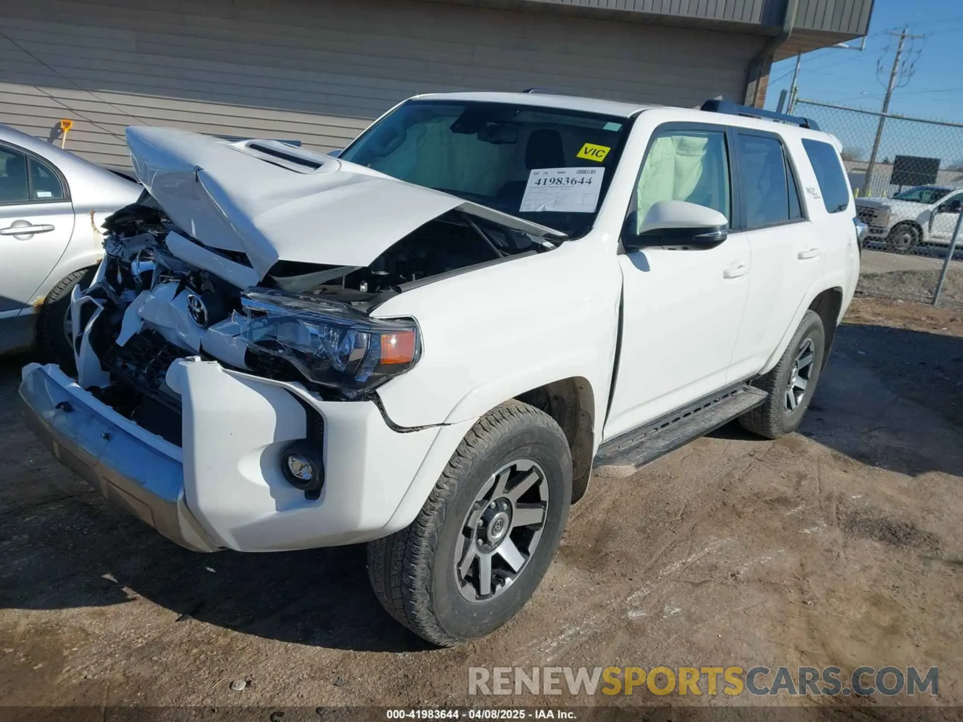 2 Photograph of a damaged car JTERU5JR8R6217050 TOYOTA 4RUNNER 2024