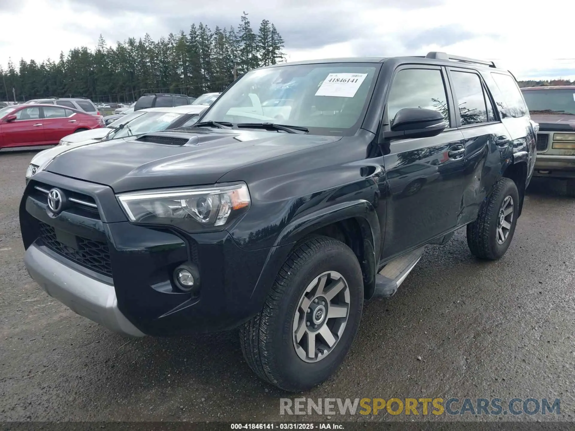 2 Photograph of a damaged car JTERU5JR9R6221883 TOYOTA 4RUNNER 2024