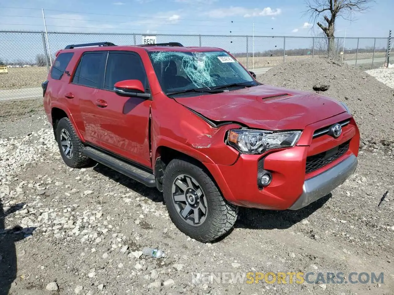 4 Photograph of a damaged car JTERU5JR9R6222306 TOYOTA 4RUNNER 2024