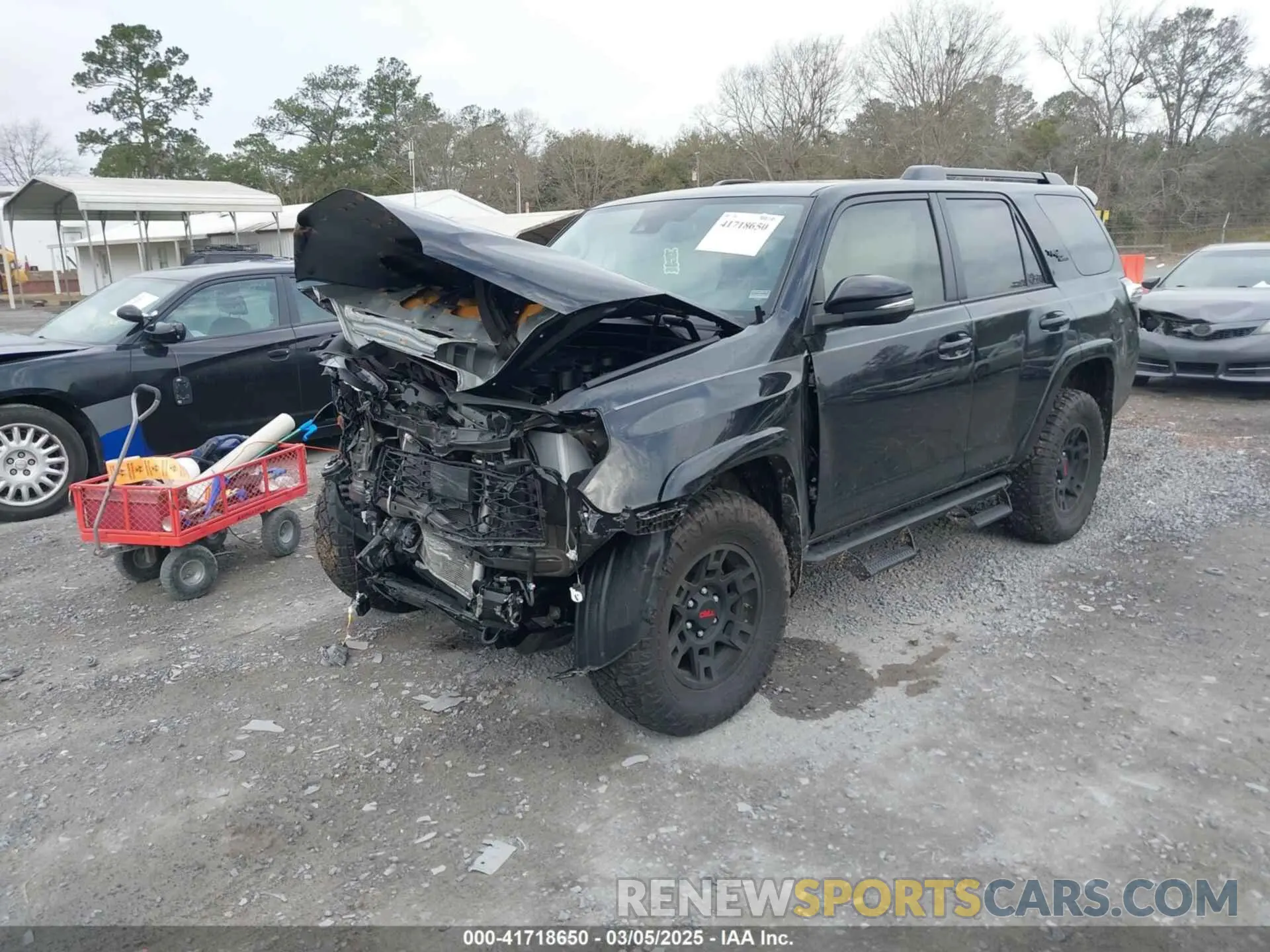 2 Photograph of a damaged car JTERU5JR9R6297829 TOYOTA 4RUNNER 2024