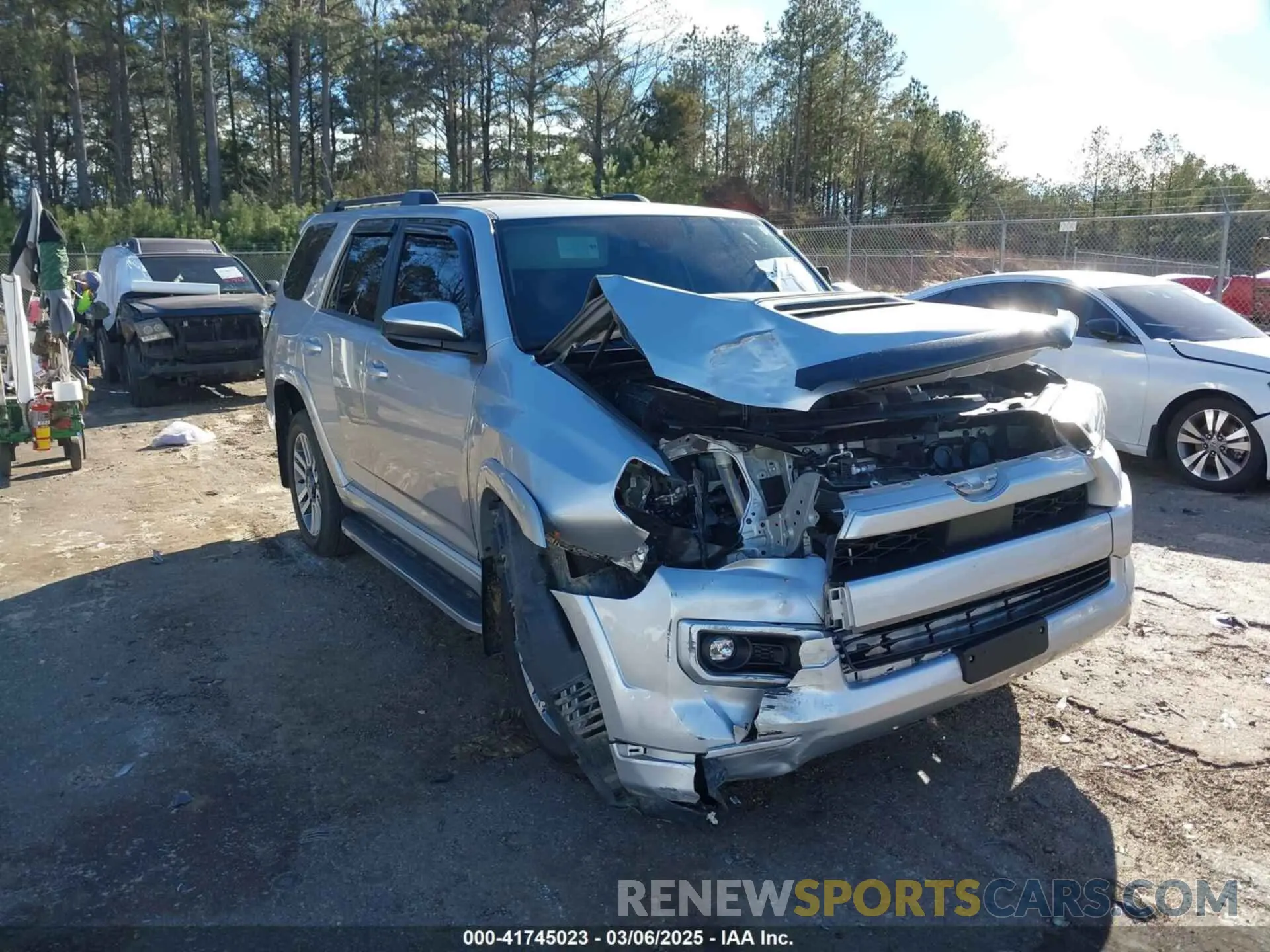 1 Photograph of a damaged car JTESU5JR9R6245148 TOYOTA 4RUNNER 2024