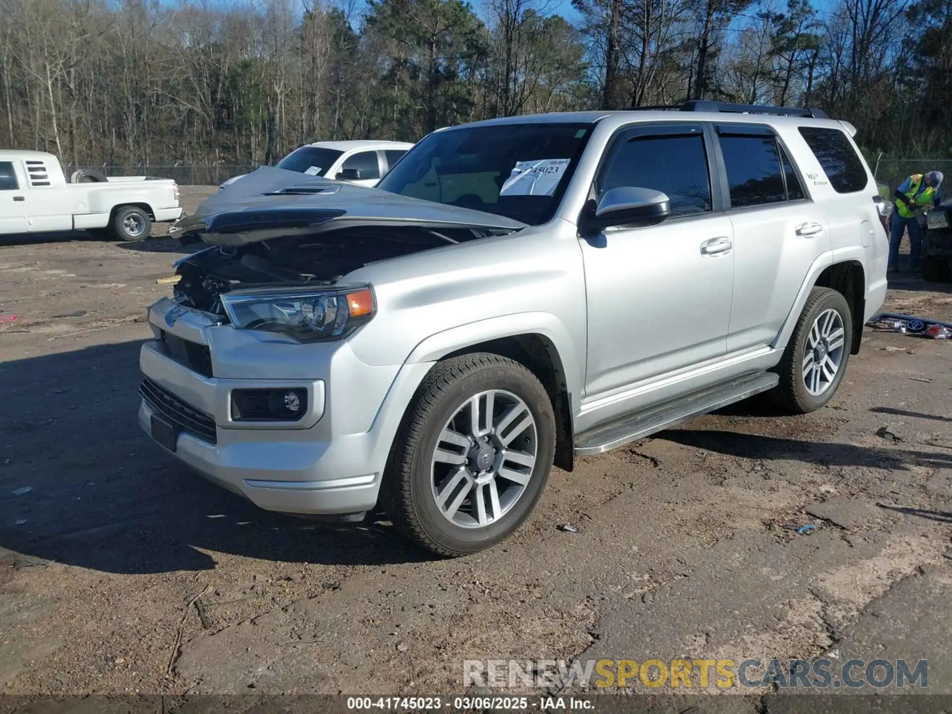 2 Photograph of a damaged car JTESU5JR9R6245148 TOYOTA 4RUNNER 2024