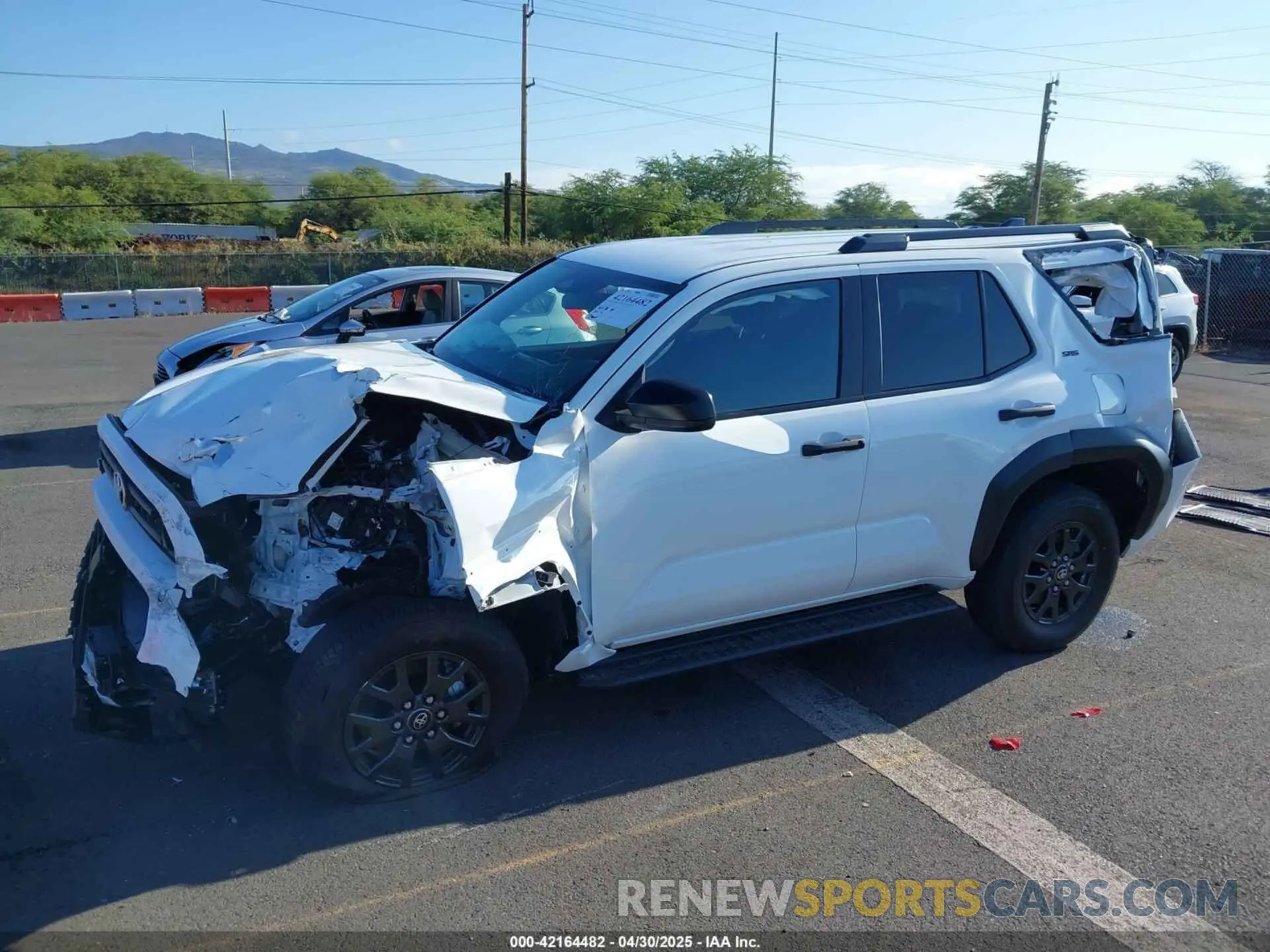 6 Photograph of a damaged car JTEVA5AR4S5001683 TOYOTA 4RUNNER 2025