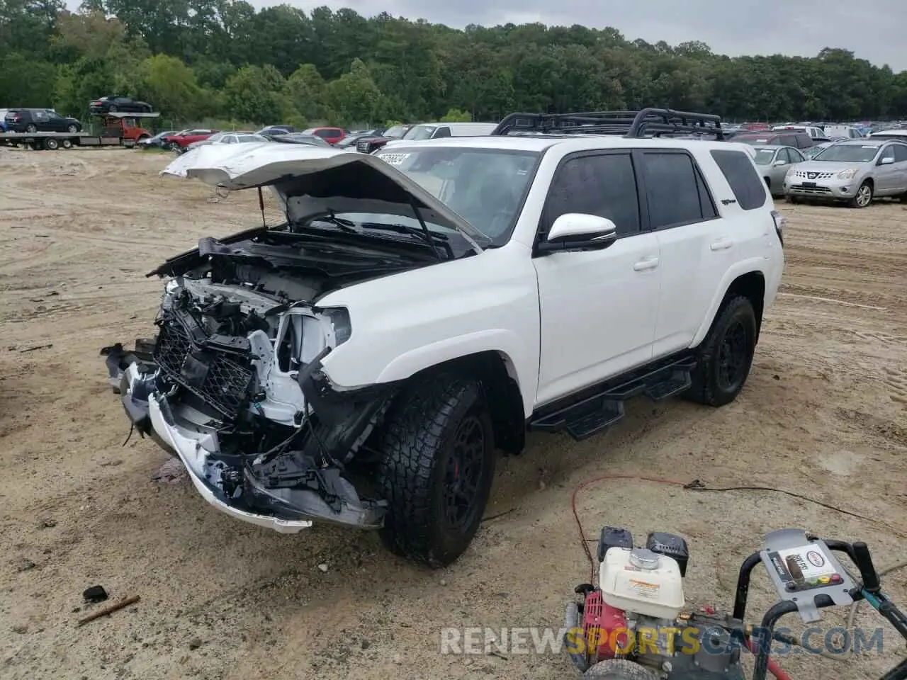 1 Photograph of a damaged car JTELU5JR0P6162676 TOYOTA 4RUNNER SE 2023