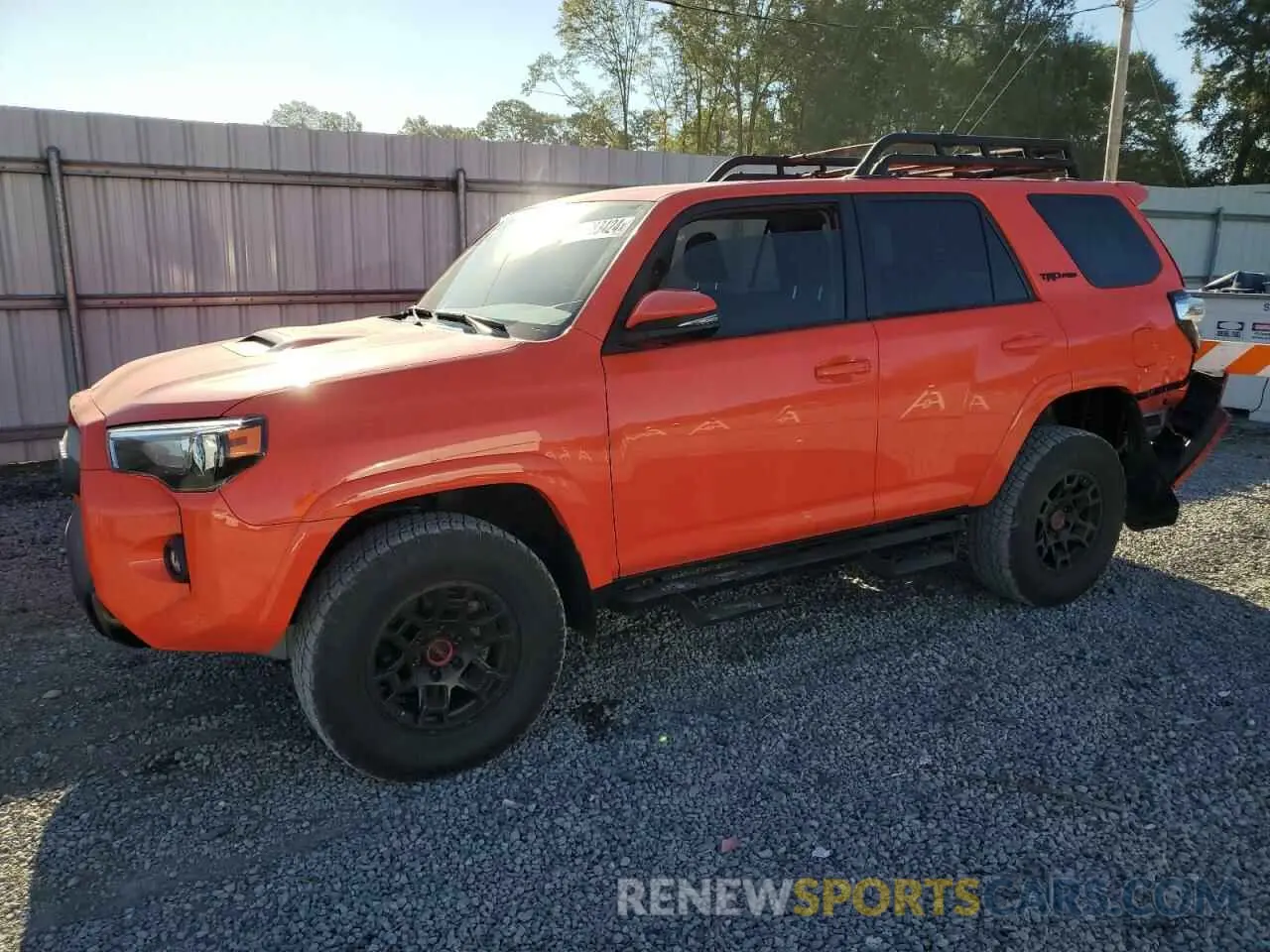 1 Photograph of a damaged car JTELU5JR3P6141532 TOYOTA 4RUNNER SE 2023