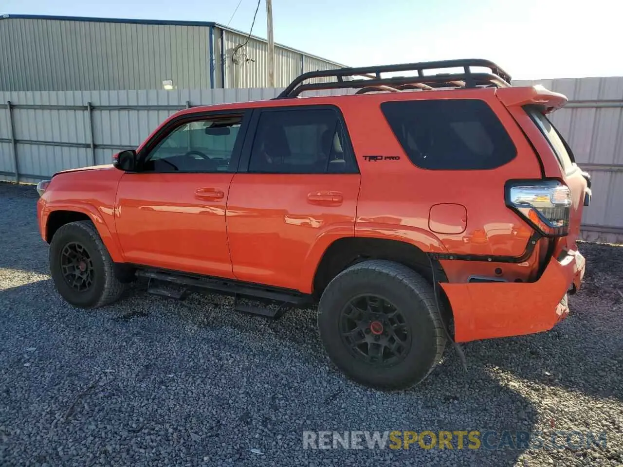 2 Photograph of a damaged car JTELU5JR3P6141532 TOYOTA 4RUNNER SE 2023
