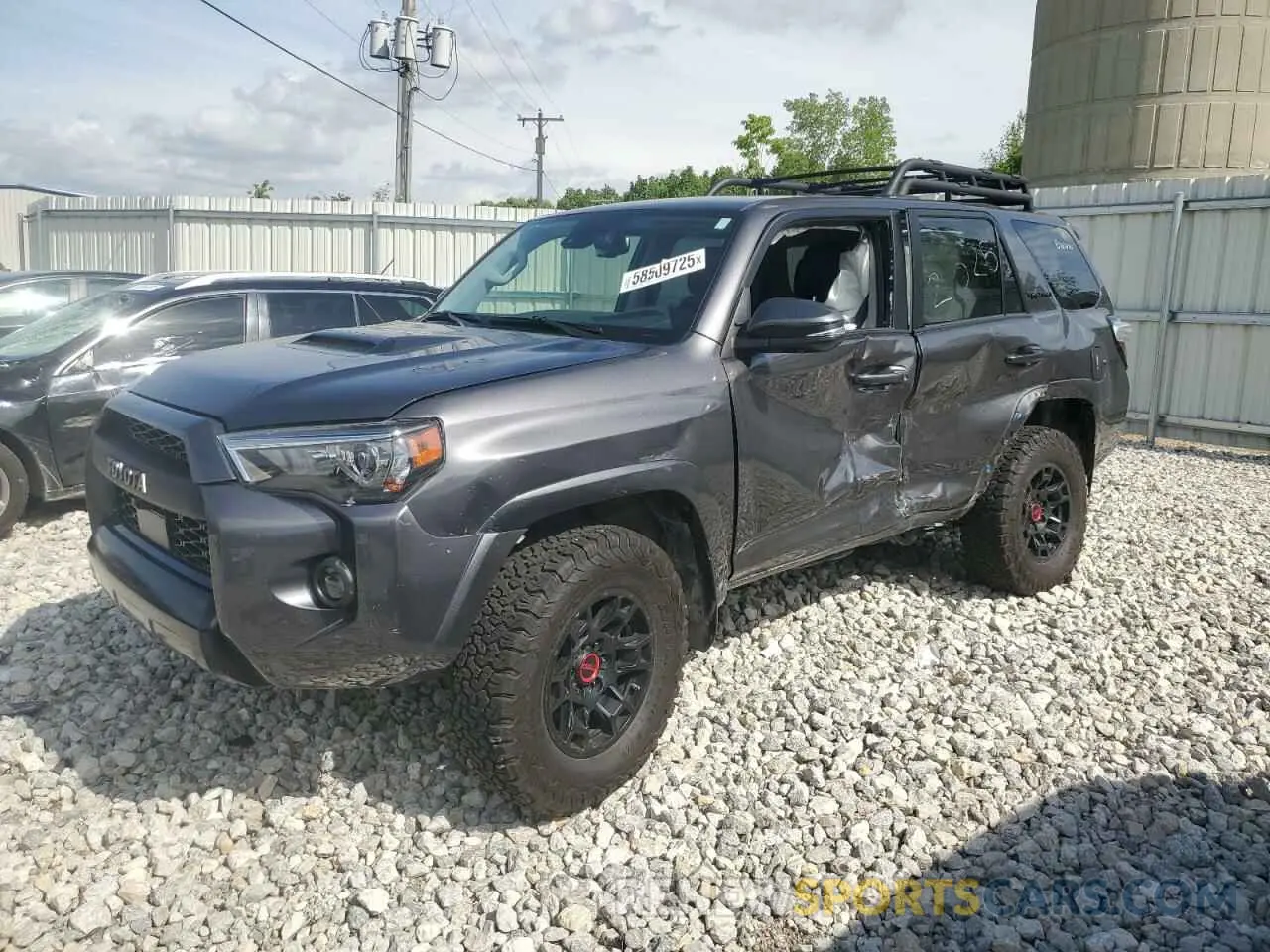 1 Photograph of a damaged car JTELU5JR6P6130217 TOYOTA 4RUNNER SE 2023
