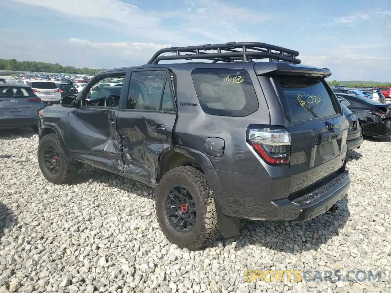 2 Photograph of a damaged car JTELU5JR6P6130217 TOYOTA 4RUNNER SE 2023