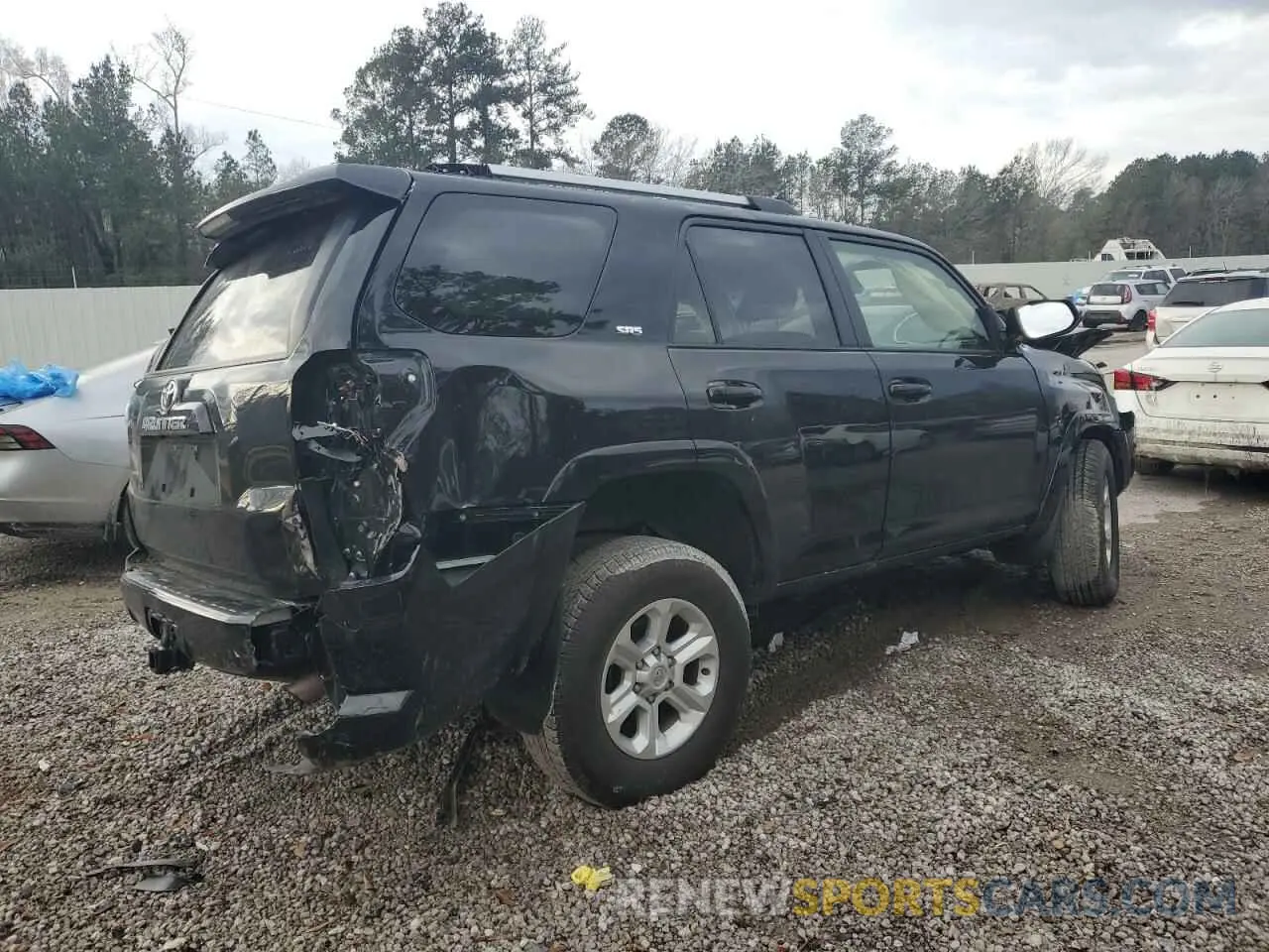 3 Photograph of a damaged car JTEMU5JRXP6121119 TOYOTA 4RUNNER SE 2023