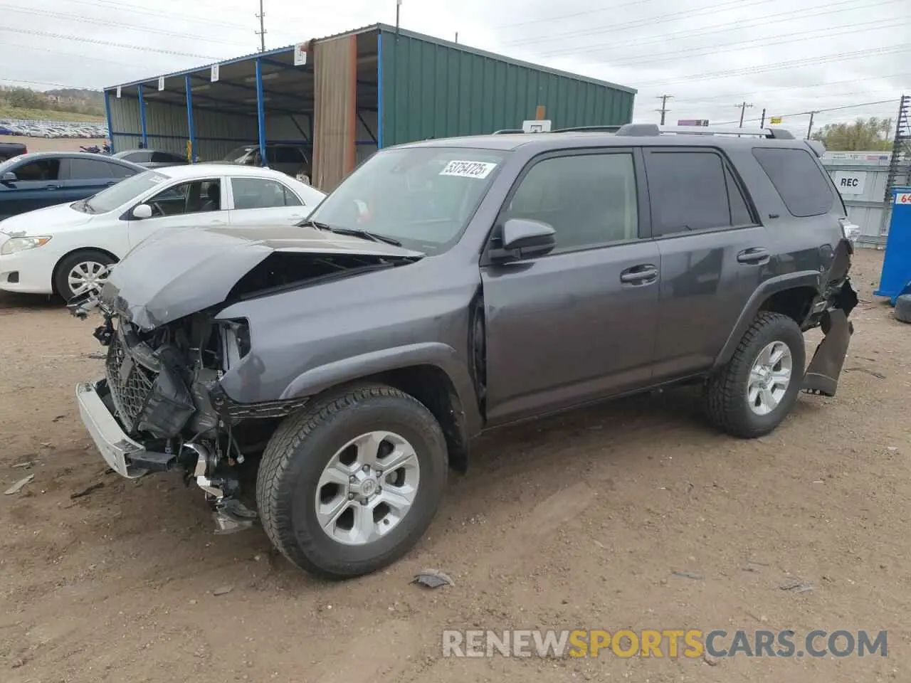 1 Photograph of a damaged car JTEMU5JRXP6151804 TOYOTA 4RUNNER SE 2023