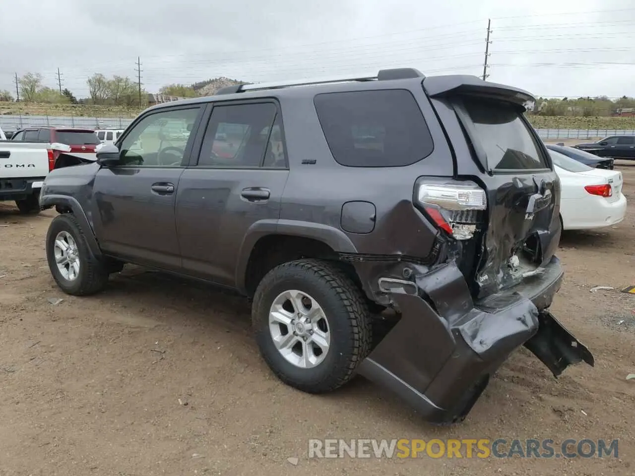 2 Photograph of a damaged car JTEMU5JRXP6151804 TOYOTA 4RUNNER SE 2023