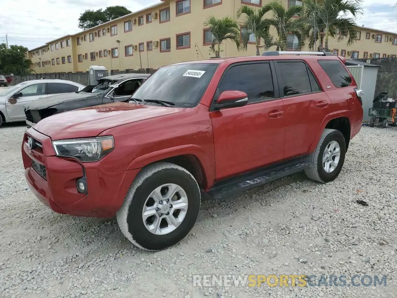 1 Photograph of a damaged car JTENU5JR1P6090671 TOYOTA 4RUNNER SE 2023