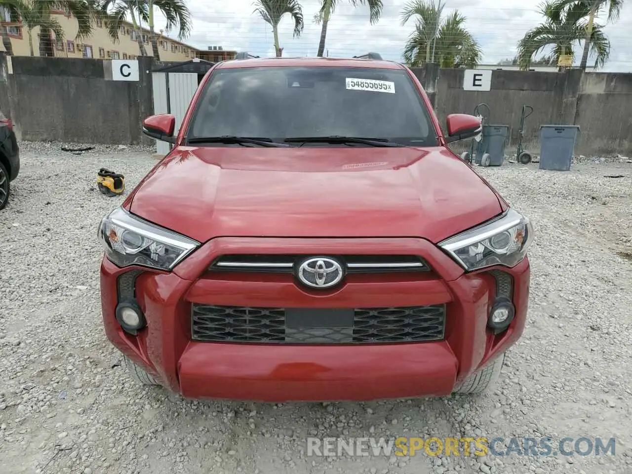 5 Photograph of a damaged car JTENU5JR1P6090671 TOYOTA 4RUNNER SE 2023