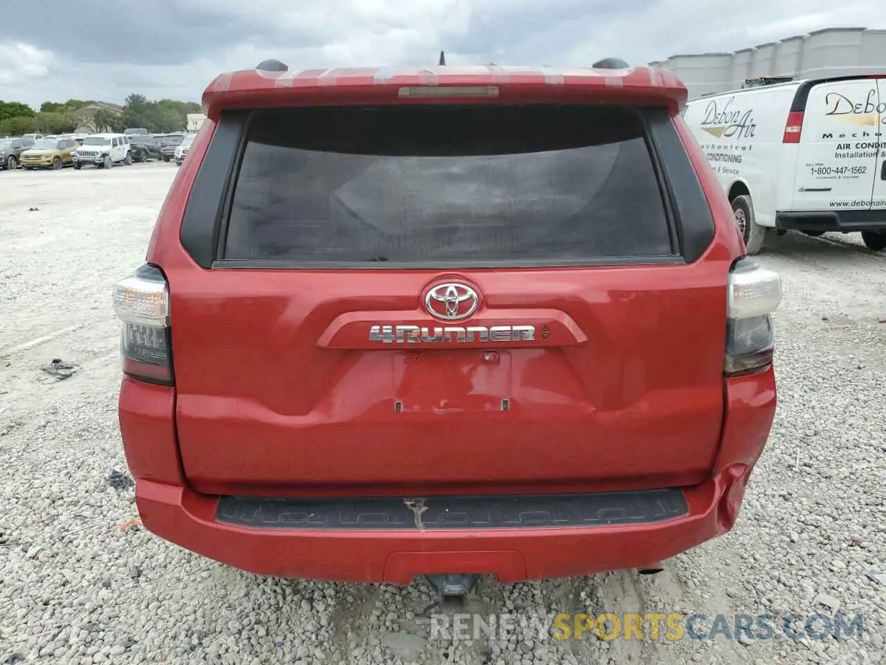 6 Photograph of a damaged car JTENU5JR1P6090671 TOYOTA 4RUNNER SE 2023