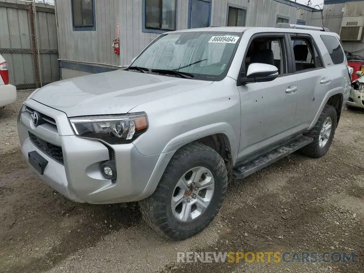 1 Photograph of a damaged car JTENU5JR2P6140235 TOYOTA 4RUNNER SE 2023