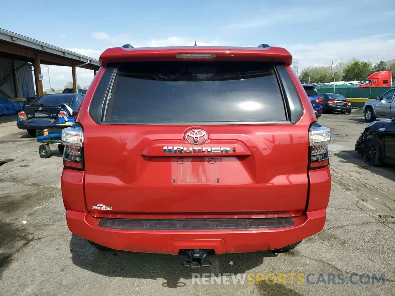 6 Photograph of a damaged car JTENU5JR3P6185538 TOYOTA 4RUNNER SE 2023