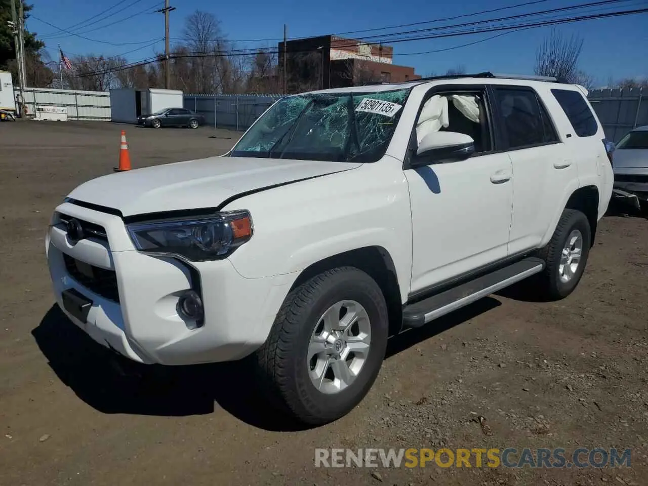 1 Photograph of a damaged car JTENU5JR4P6123257 TOYOTA 4RUNNER SE 2023