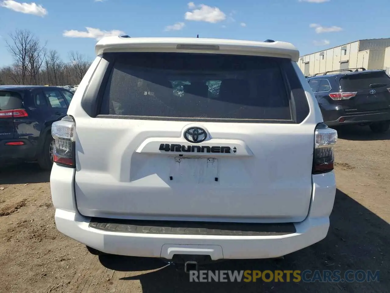 6 Photograph of a damaged car JTENU5JR4P6123257 TOYOTA 4RUNNER SE 2023
