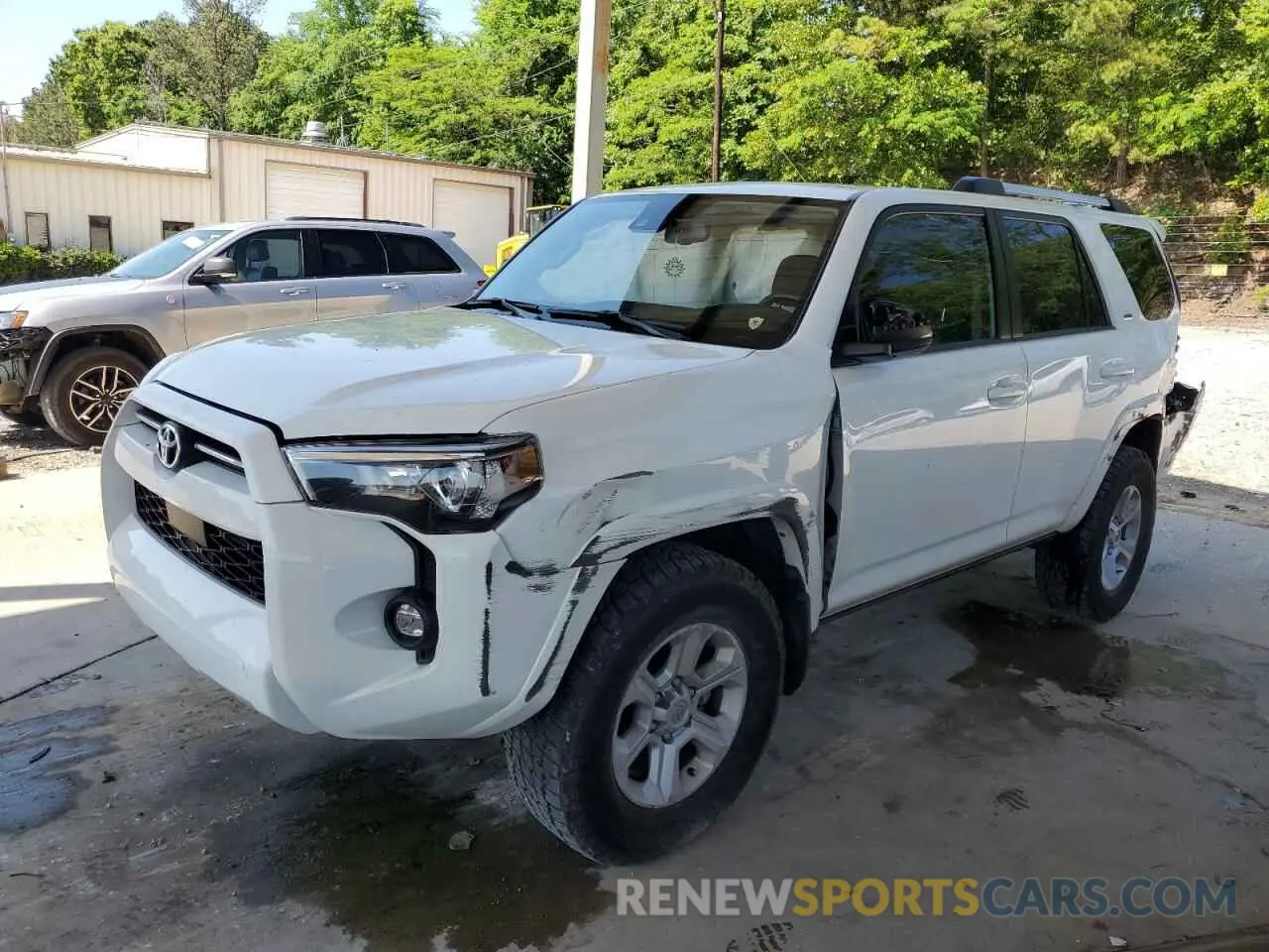 1 Photograph of a damaged car JTENU5JR7P6103309 TOYOTA 4RUNNER SE 2023