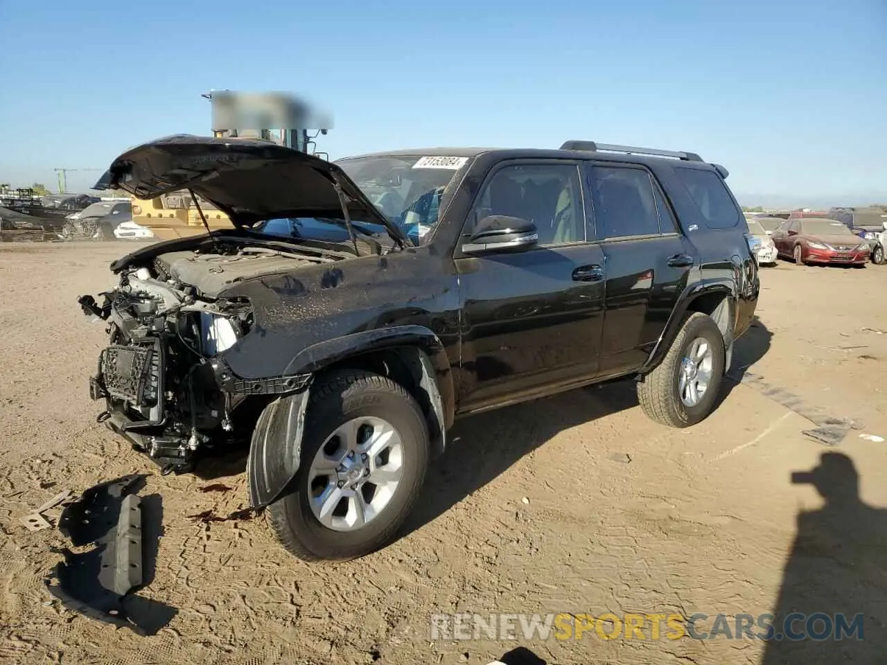 1 Photograph of a damaged car JTENU5JR9P6147523 TOYOTA 4RUNNER SE 2023