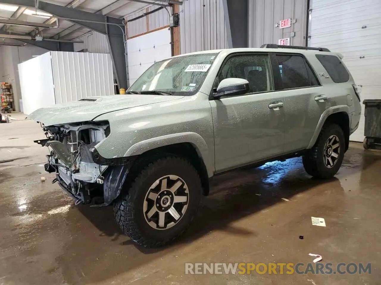 1 Photograph of a damaged car JTEPU5JR0P6111194 TOYOTA 4RUNNER SE 2023
