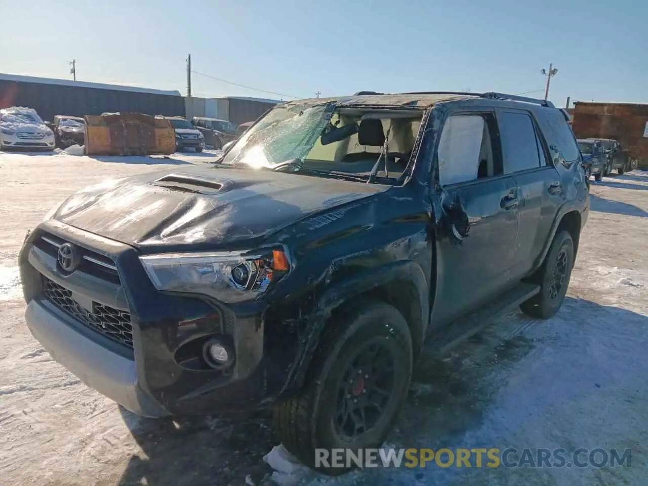 1 Photograph of a damaged car JTEPU5JR0P6138475 TOYOTA 4RUNNER SE 2023