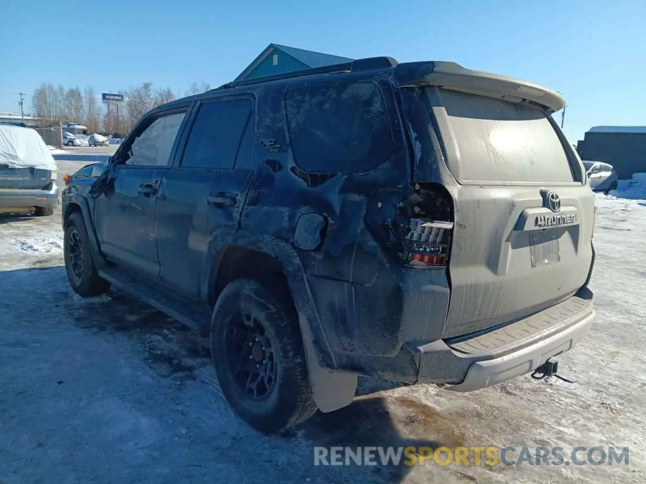 2 Photograph of a damaged car JTEPU5JR0P6138475 TOYOTA 4RUNNER SE 2023
