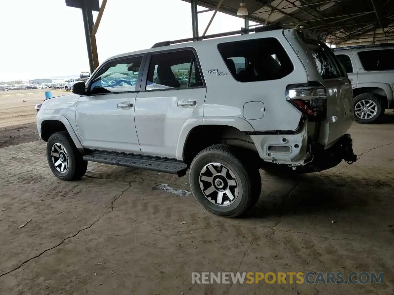 2 Photograph of a damaged car JTEPU5JR2P6153558 TOYOTA 4RUNNER SE 2023