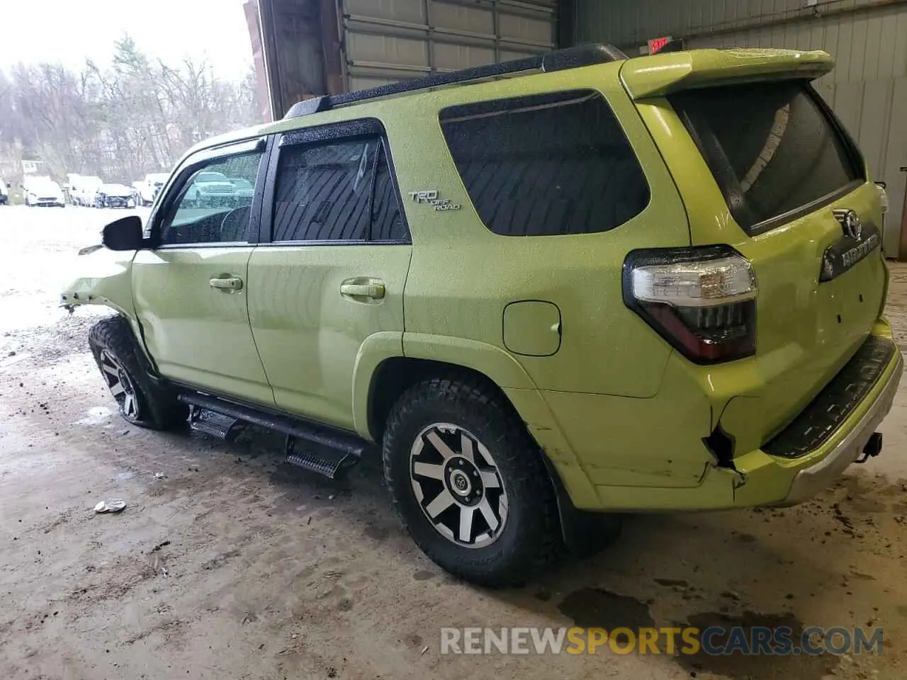 2 Photograph of a damaged car JTERU5JR1P6098738 TOYOTA 4RUNNER SE 2023