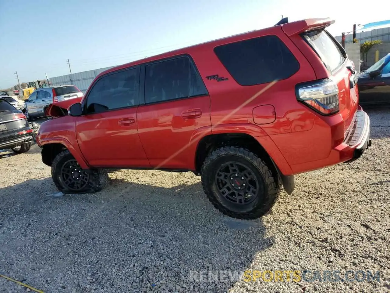 2 Photograph of a damaged car JTERU5JR1P6113934 TOYOTA 4RUNNER SE 2023