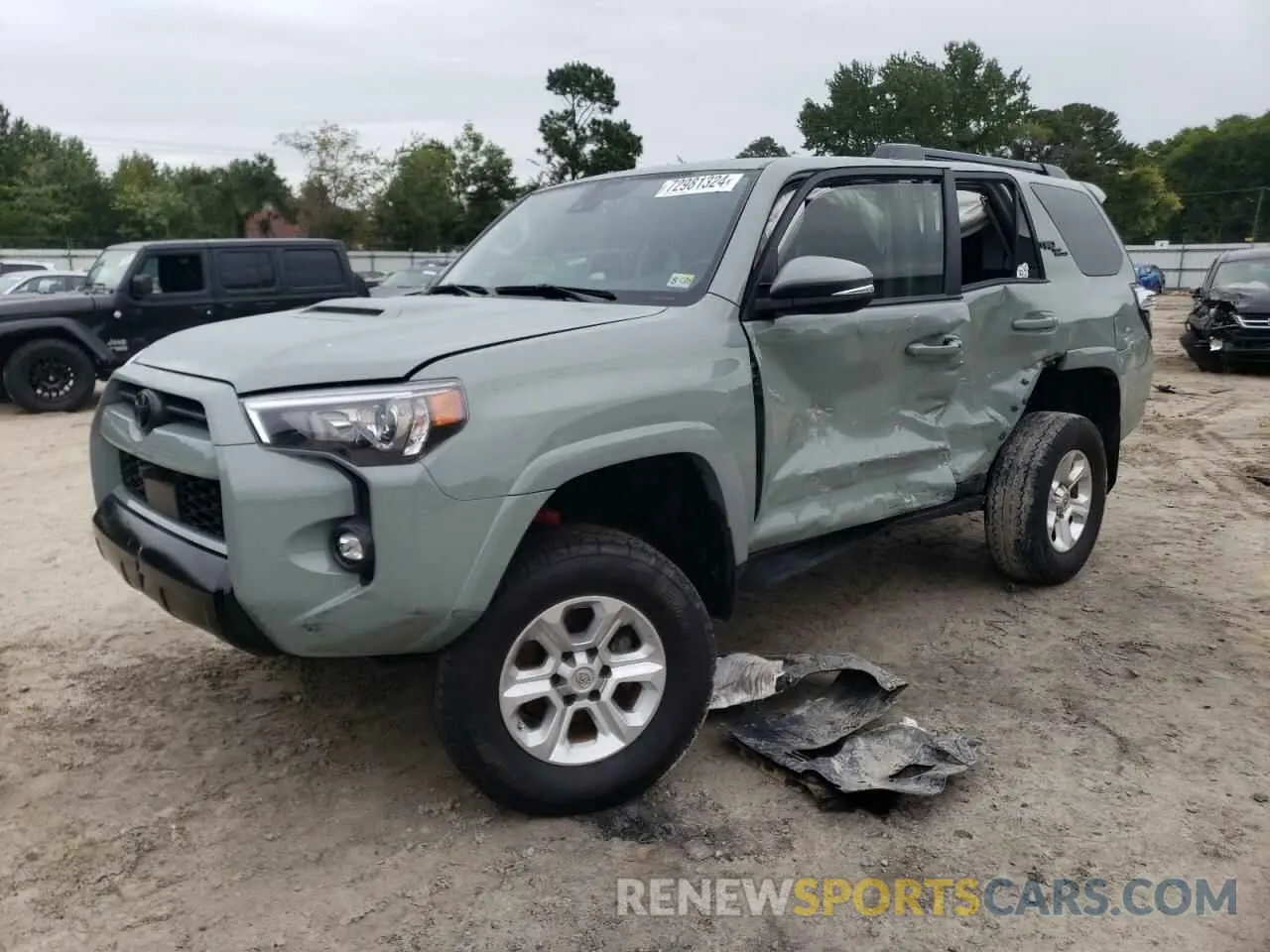9 Photograph of a damaged car JTERU5JR8P6184712 TOYOTA 4RUNNER SE 2023
