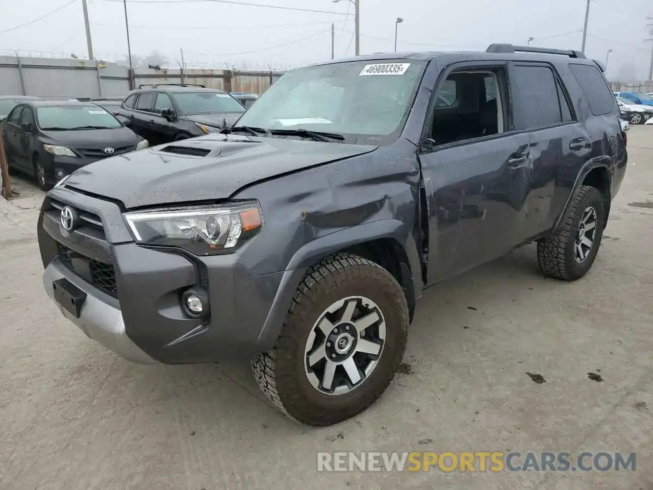 1 Photograph of a damaged car JTERU5JR8P6208779 TOYOTA 4RUNNER SE 2023