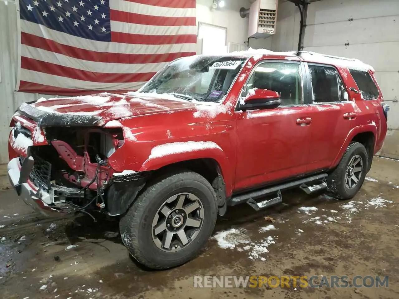 1 Photograph of a damaged car JTERU5JR9P6140508 TOYOTA 4RUNNER SE 2023