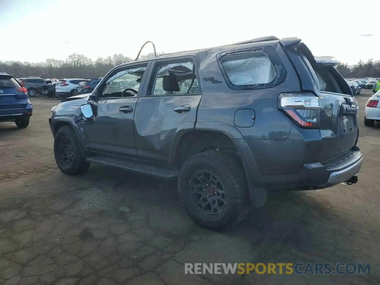 2 Photograph of a damaged car JTERU5JR9P6191717 TOYOTA 4RUNNER SE 2023