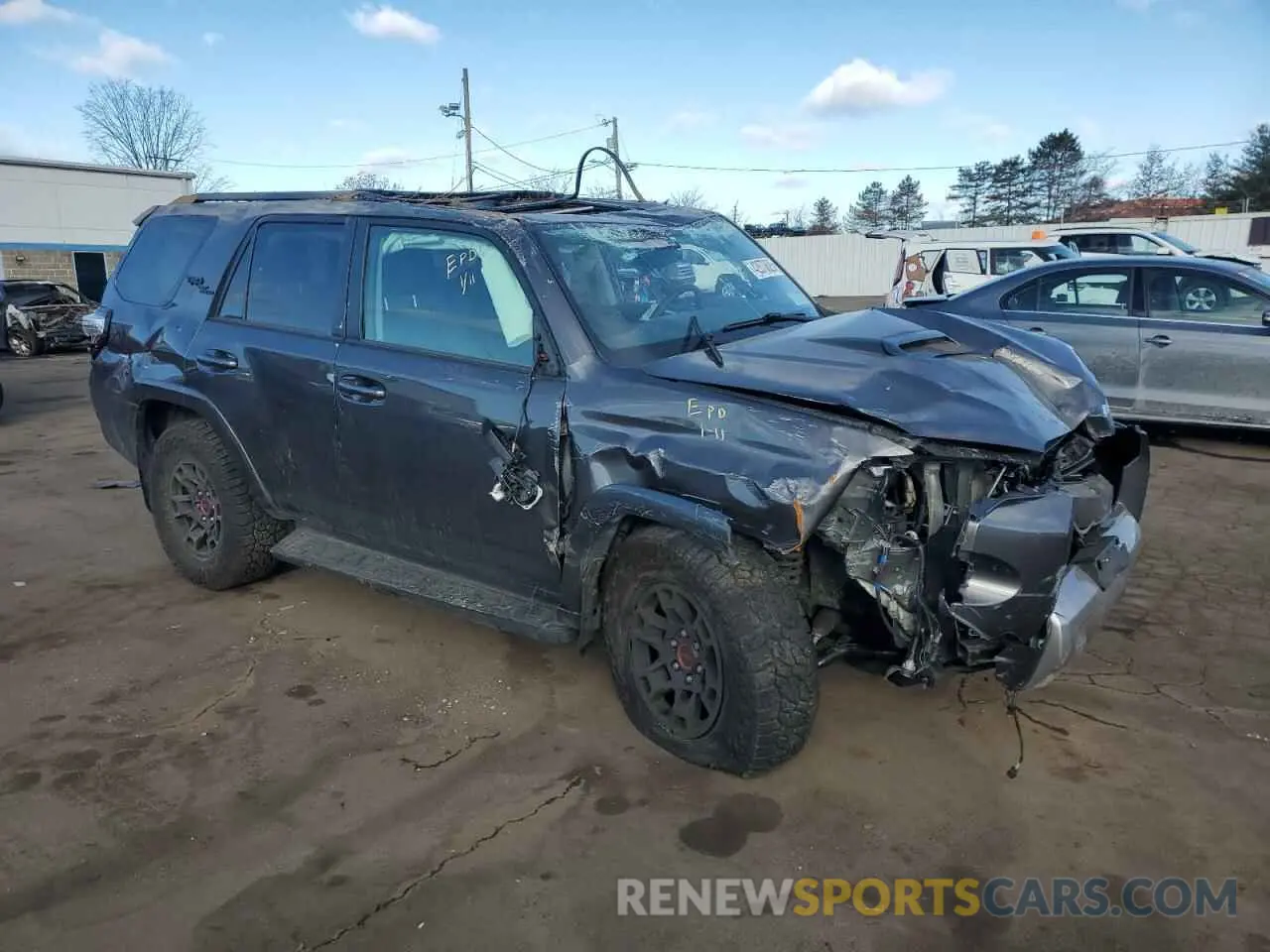 4 Photograph of a damaged car JTERU5JR9P6191717 TOYOTA 4RUNNER SE 2023