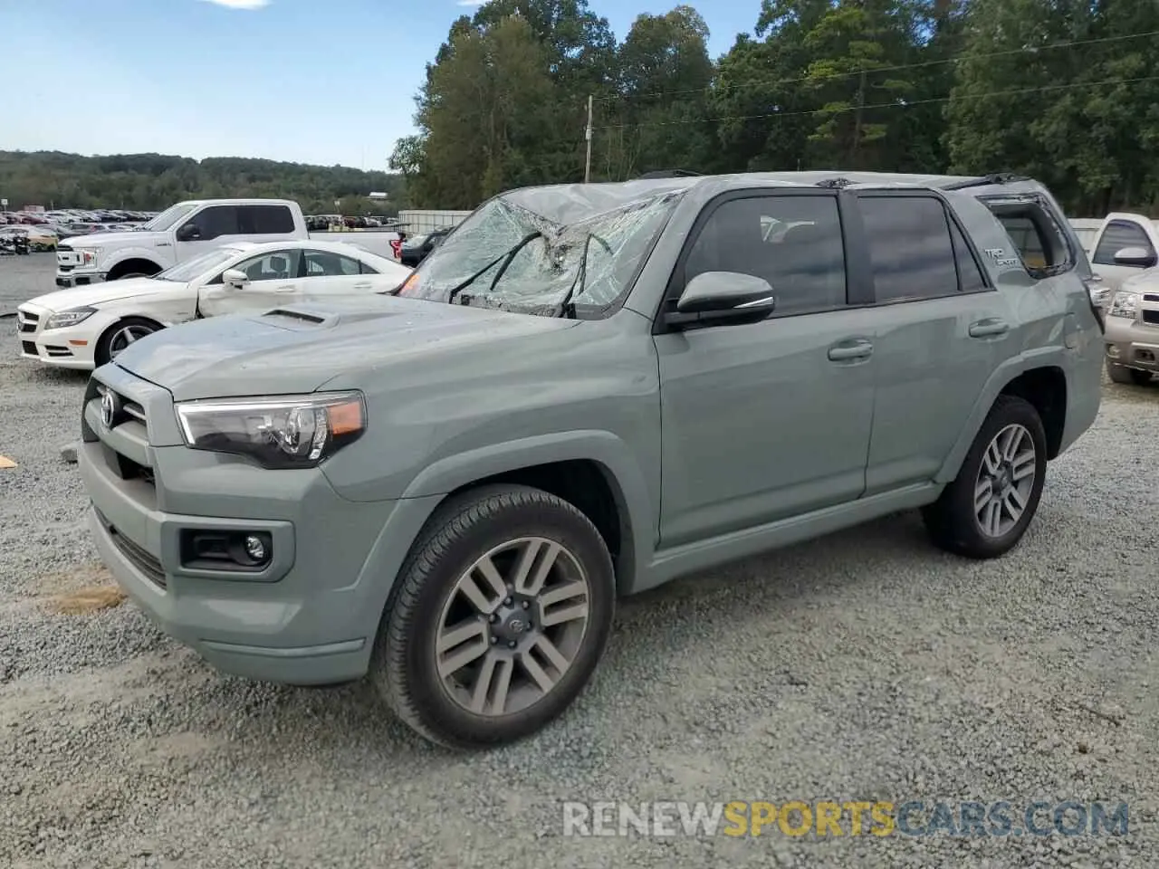 1 Photograph of a damaged car JTESU5JR5P6172096 TOYOTA 4RUNNER SE 2023
