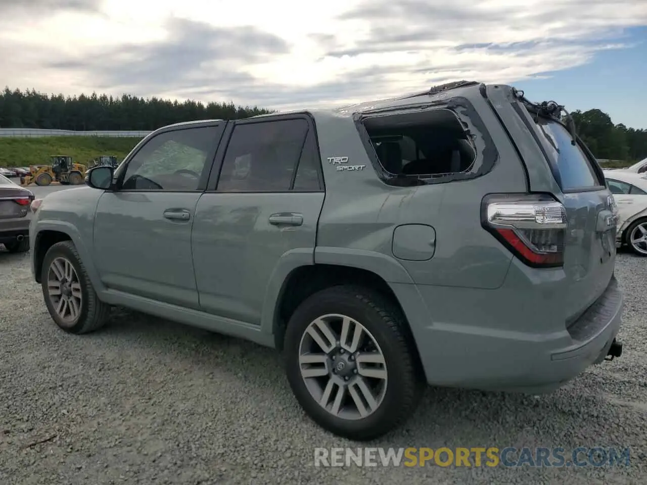 2 Photograph of a damaged car JTESU5JR5P6172096 TOYOTA 4RUNNER SE 2023