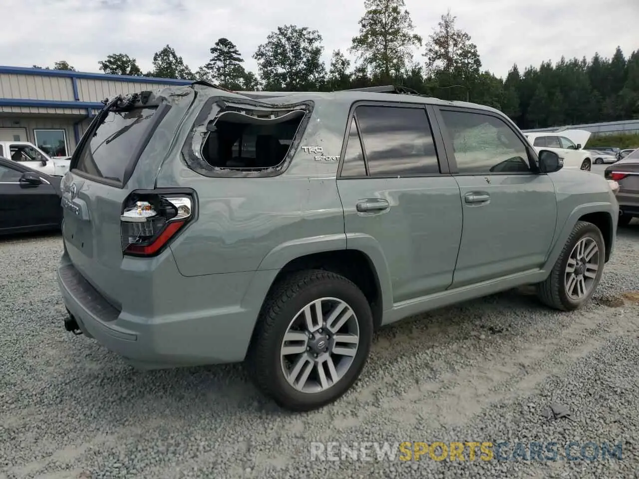 3 Photograph of a damaged car JTESU5JR5P6172096 TOYOTA 4RUNNER SE 2023