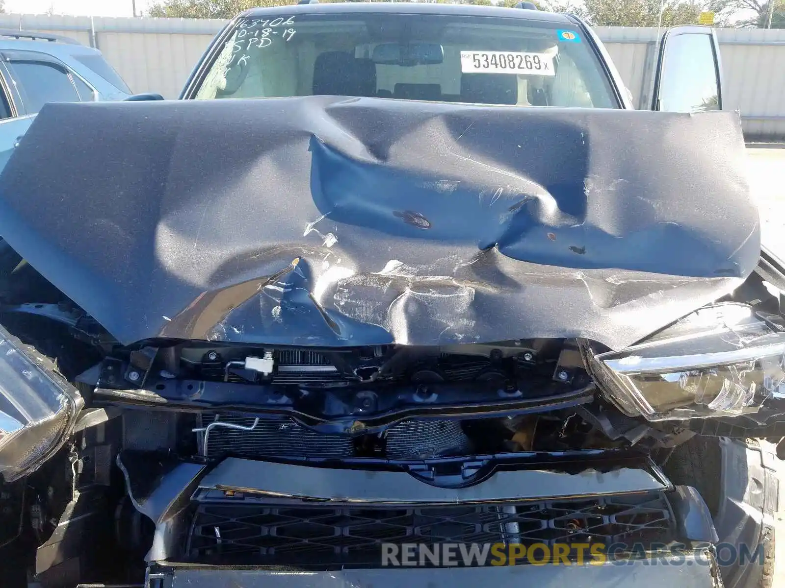 7 Photograph of a damaged car JTEBU5JR2K5705861 TOYOTA 4RUNNER SR 2019