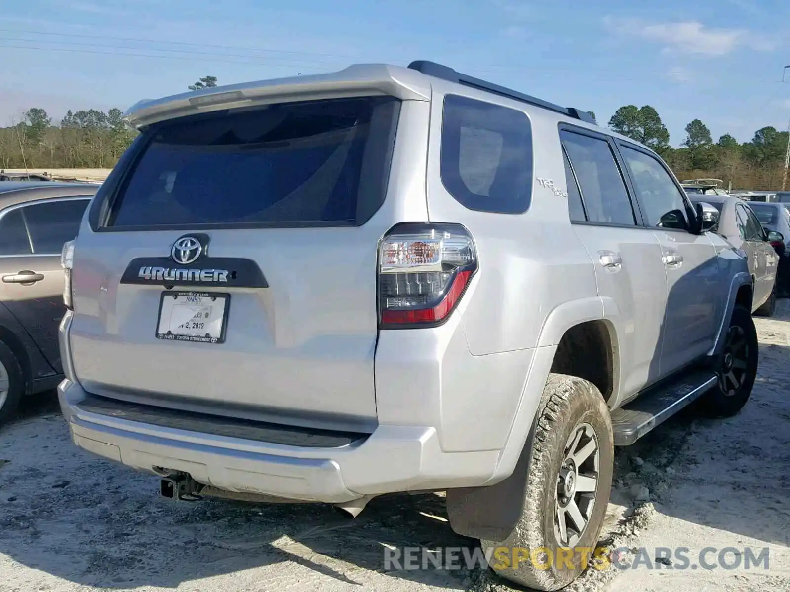 4 Photograph of a damaged car JTEBU5JR3K5622827 TOYOTA 4RUNNER SR 2019