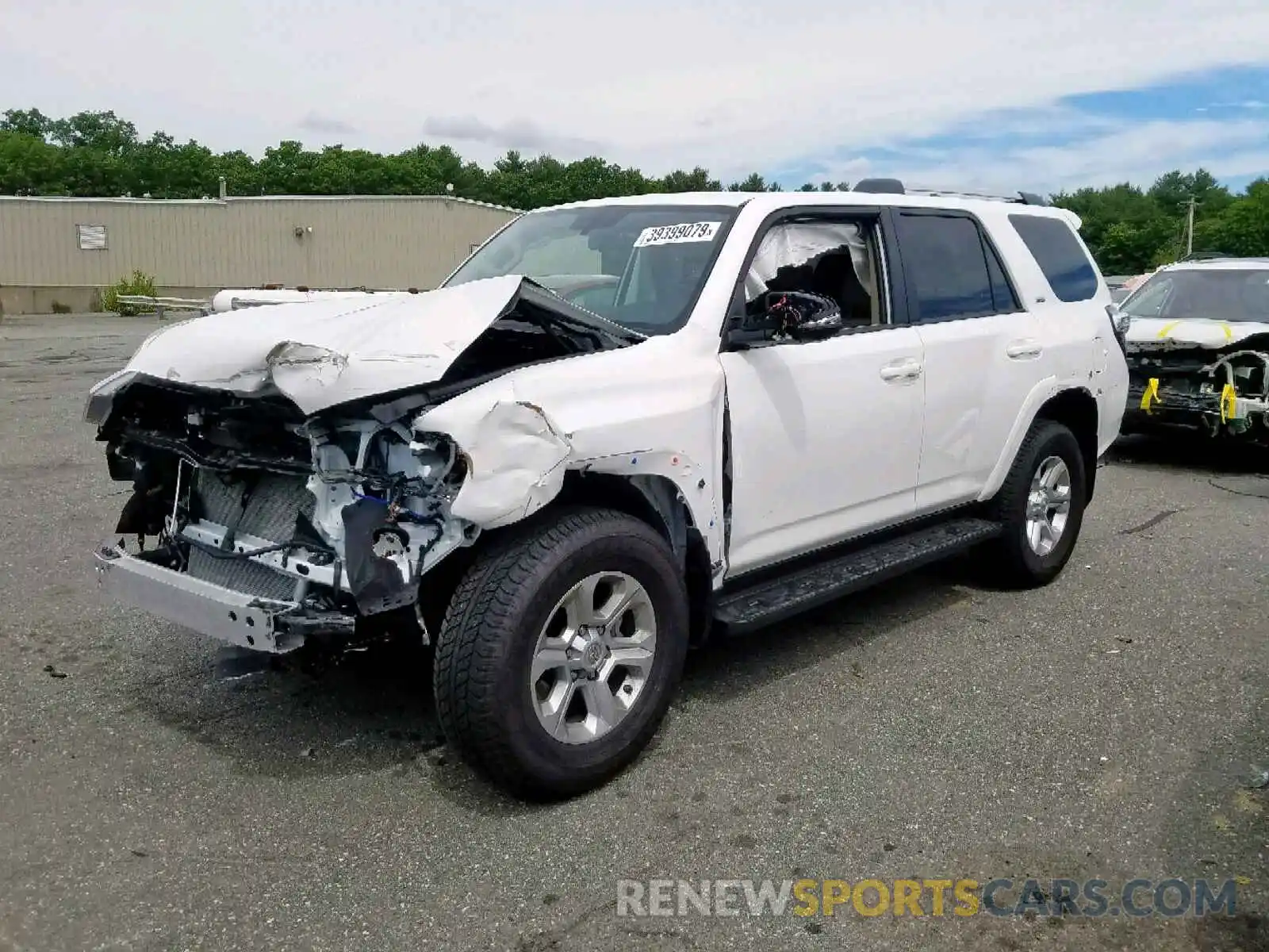 2 Photograph of a damaged car JTEBU5JR4K5652368 TOYOTA 4RUNNER SR 2019