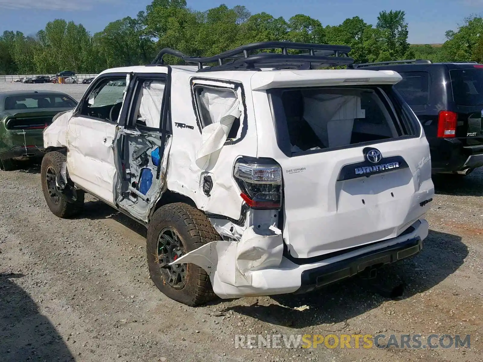 3 Photograph of a damaged car JTEBU5JR7K5660481 TOYOTA 4RUNNER SR 2019