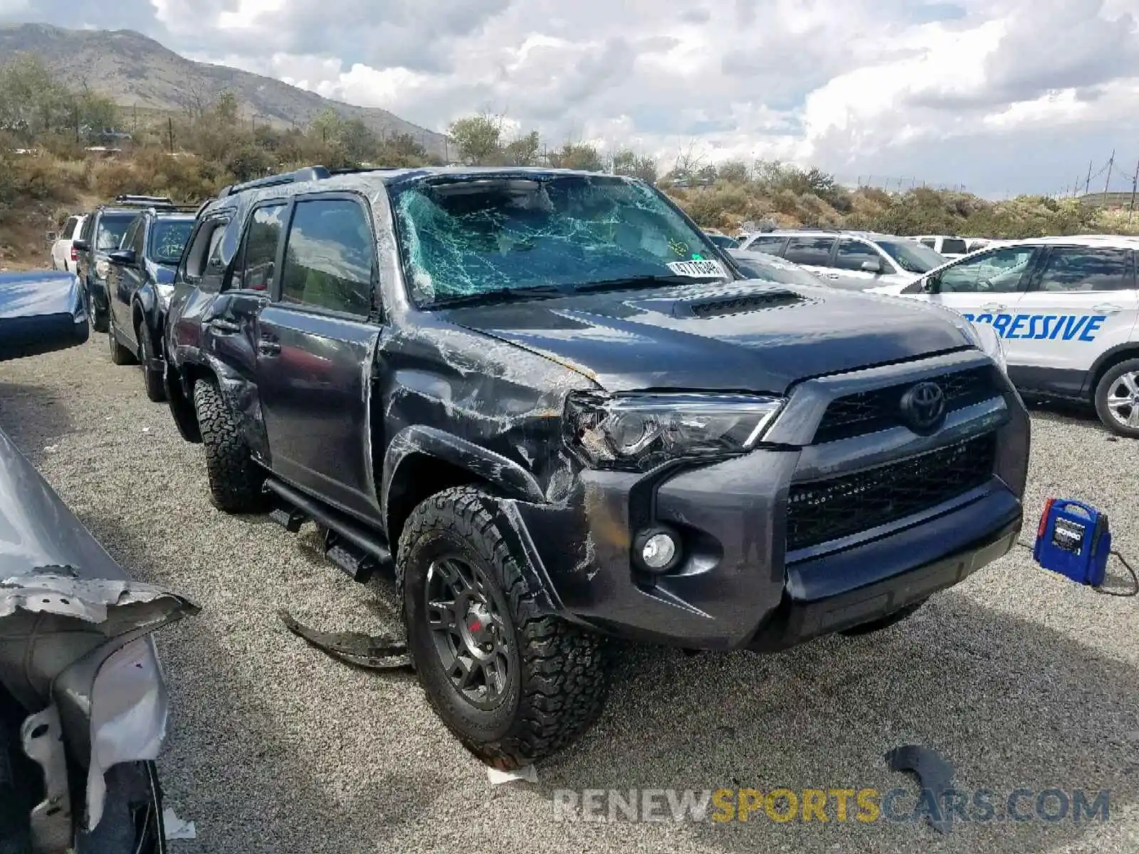 1 Photograph of a damaged car JTEBU5JR7K5664207 TOYOTA 4RUNNER SR 2019