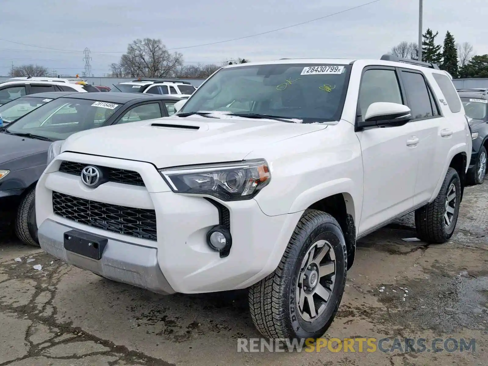 2 Photograph of a damaged car JTEBU5JR9K5640846 TOYOTA 4RUNNER SR 2019