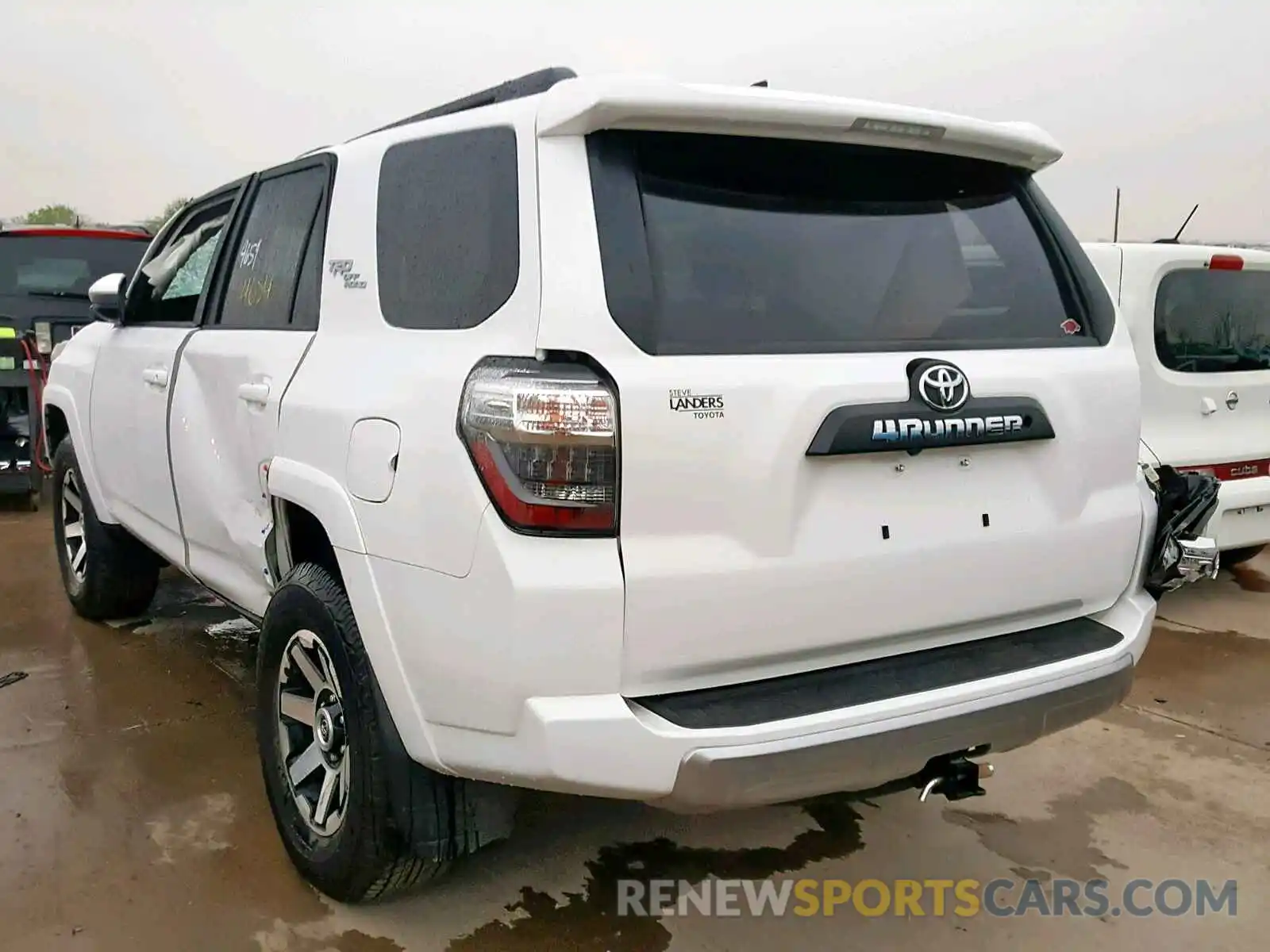 3 Photograph of a damaged car JTEBU5JRXK5643870 TOYOTA 4RUNNER SR 2019