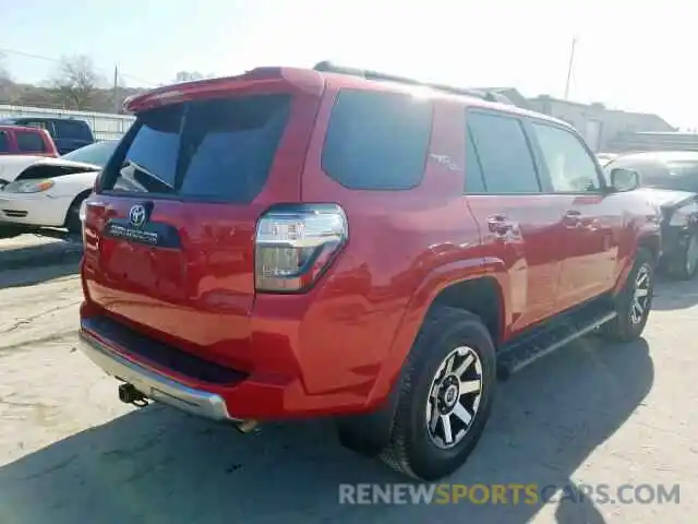 4 Photograph of a damaged car JTEBU5JRXK5690123 TOYOTA 4RUNNER SR 2019